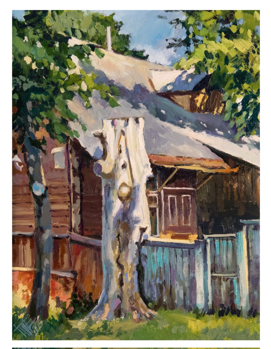 Oil on hardboard 🧡 
40x30cm