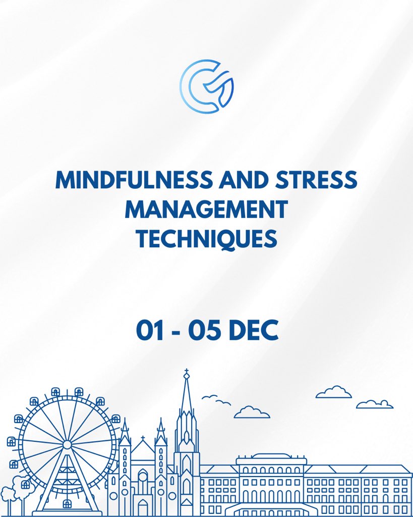gentextraining's tweet image. VIENNA 🇦🇹 ! Learn effective mindfulness and stress management techniques with Gentex Training Center to improve focus, productivity, and overall well-being.
JOIN US ! 🙌🏻
01 - 05 DEC
link: lnkd.in/dHUeHv_q
#global #gentex #learn #uae #turkey #knowledge
#grow #work #courses