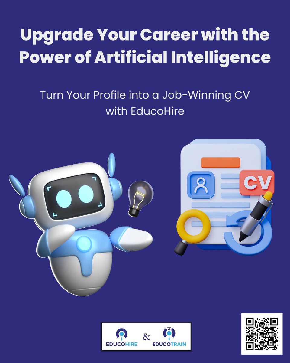 educohire_'s tweet image. Struggling to get interview calls? The problem might be the CV. Transform the profile into a job-winning CV with expert guidance from EducoHire and stand out in every application.

👉 Build yours now: resume.educohire.com

#EducoHire #CVWriting #ProfessionalCV #ResumeBuilding