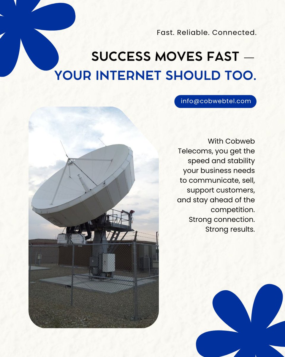 CobwebLimted's tweet image. Strong connection. Strong results.
Your business deserves internet that keeps operations smooth and customers satisfied.
Choose Cobweb Telecoms for speed, stability, and growth.

📞 08146998583
📧 info@cobwebtel.com

#CobwebTelecoms #BusinessInternet #NGTech #FastInternetNG