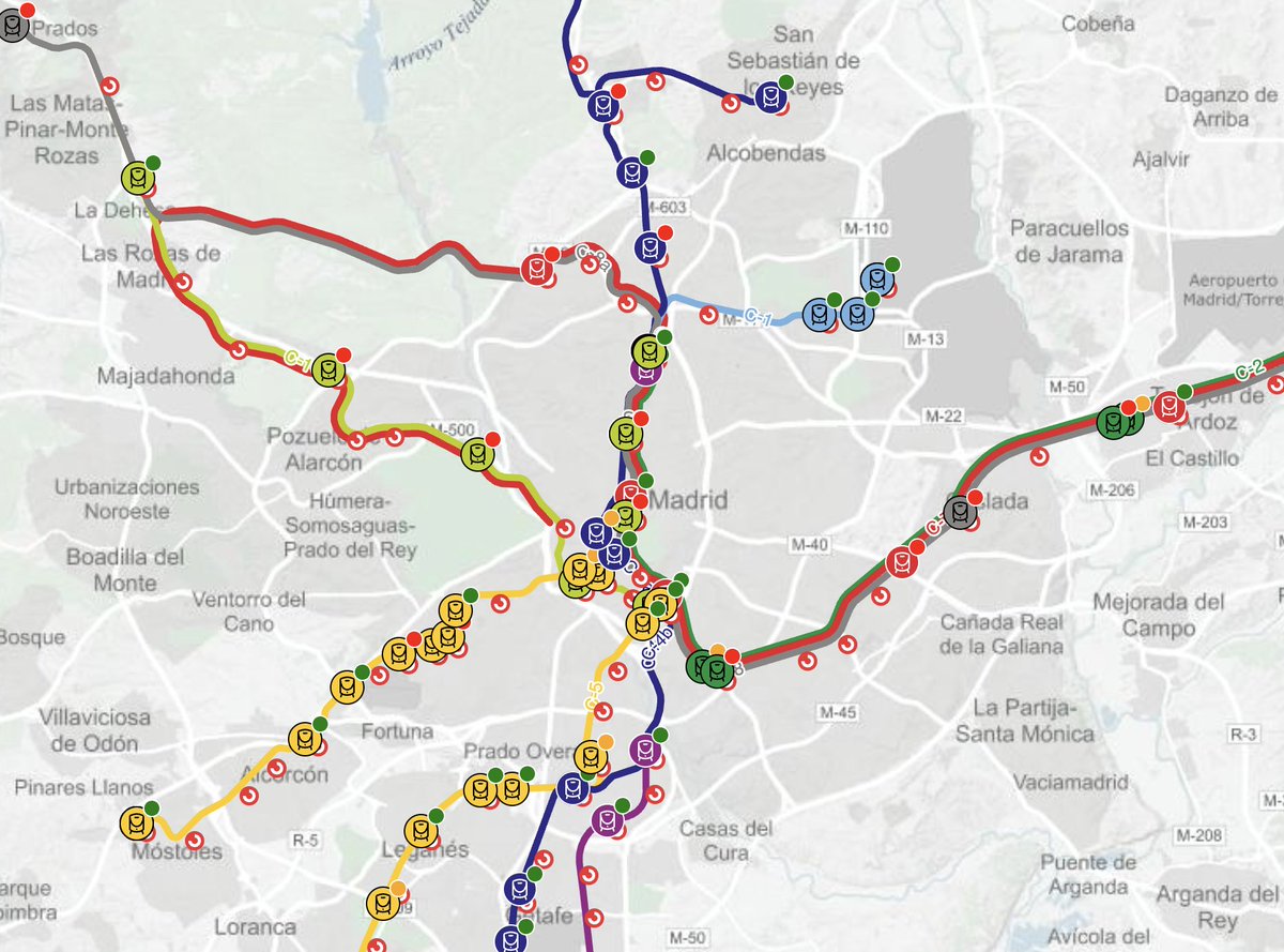 Oye mirad qué chulo esto nuevo de <a href="/Renfe/">Renfe</a> Todos los trenes de cercanías de España mapeados, con información de marcha a tiempo real y datos en abierto. ¡Y se mueven! 🚈
tiempo-real.renfe.com