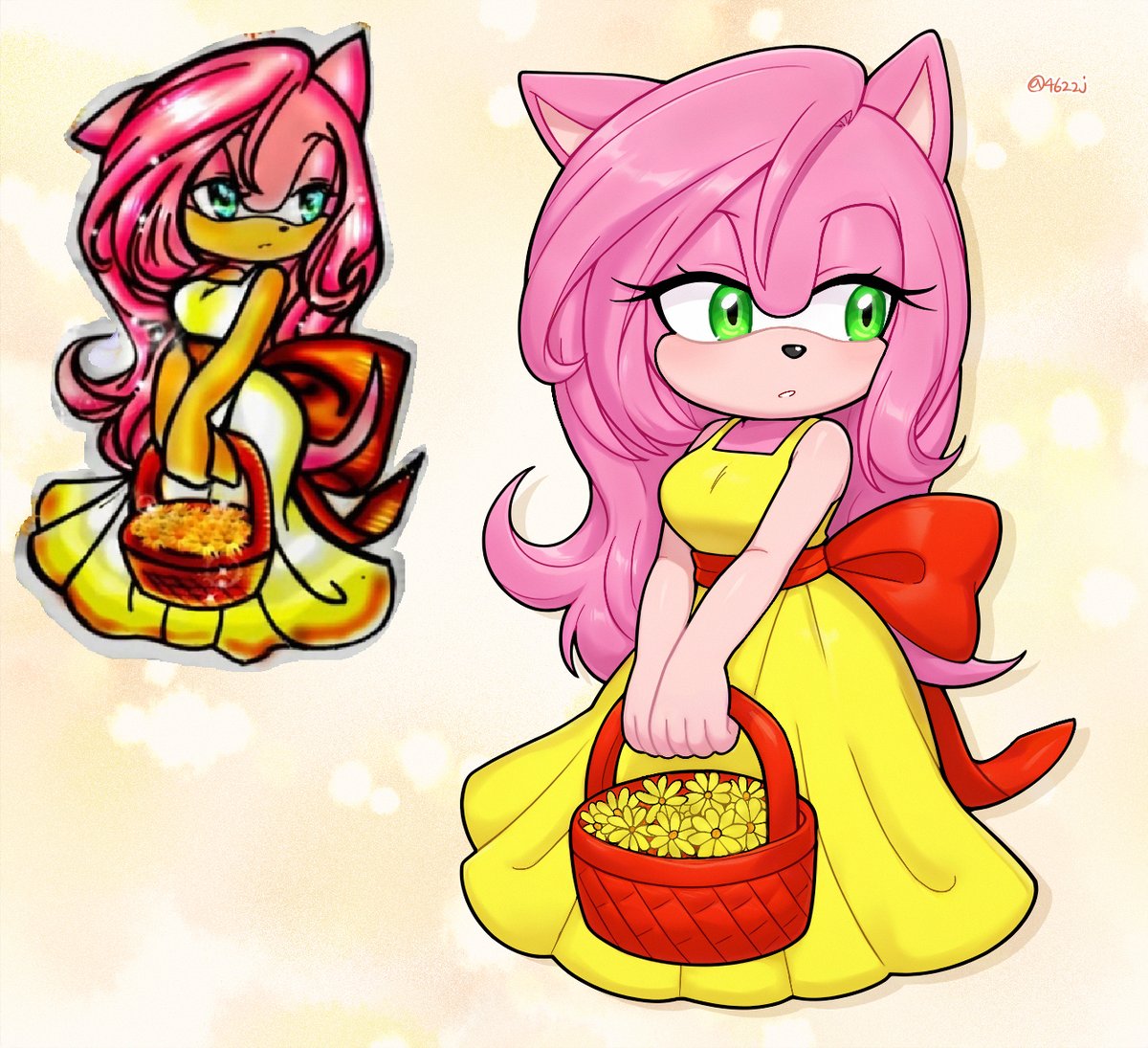 snc_4622j's tweet photo. I wanted to draw this in my style!
I really like it~🥰🩷
#Sonic #amyrose https://t.co/ksvFKC5LSm