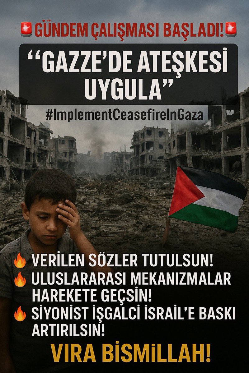 #ImplementCeasefireInGaza