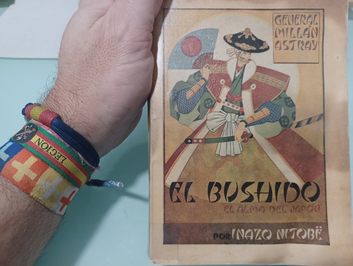 MisterLegio's tweet photo. @Voiddottore @PlataformaMill1 @eldebate_com Afirmativo. La obra de #InazoNitobe fue mucho tiempo libro de cabecera de #MillánAstray, fundador de #LaLegión #Legión, e inspiración para la posterior creación y redacción de los 12 espíritus del #CredoLegionario que guiaría los pasos de los primeros caballeros #legionarios. https://t.co/a0OkuChzAY