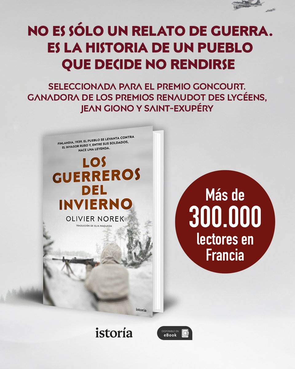 🪶 <a href="/OlivierNorek/">Olivier Norek</a> firma una novela poderosa y profundamente conmovedora: drama humano, épica bélica y el nacimiento de una leyenda entre el hielo más hostil y la incandescencia de la voluntad humana.

«Los guerreros del invierno»