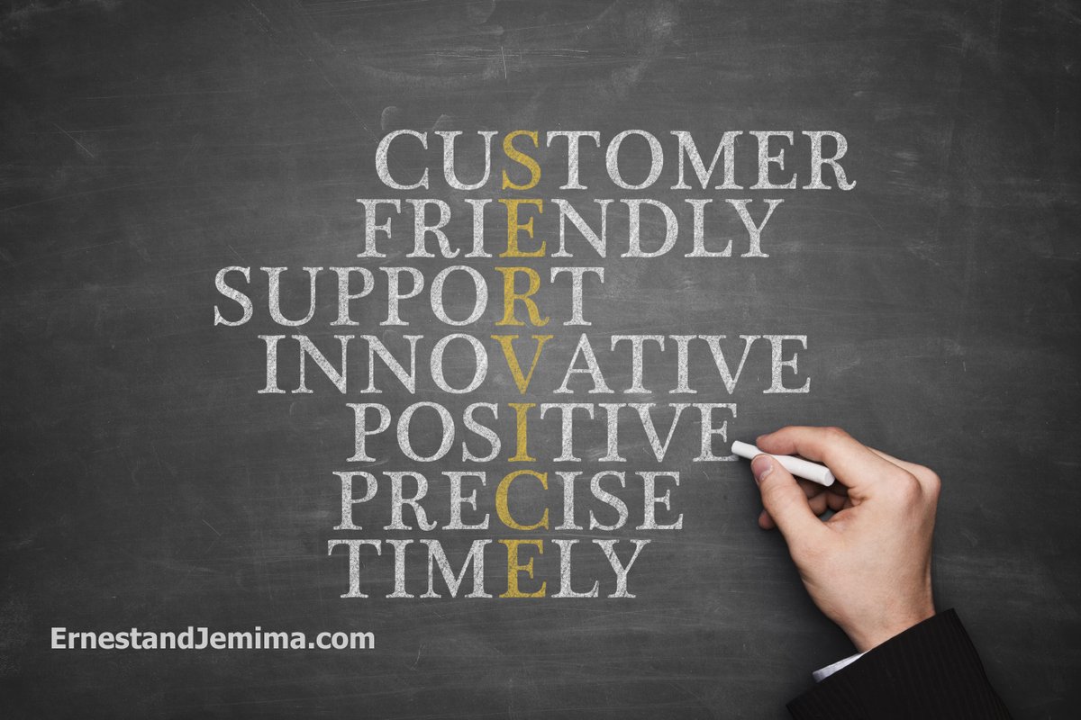 ErnestCDavis's tweet image. Take care of your customers. #Service #BizTips