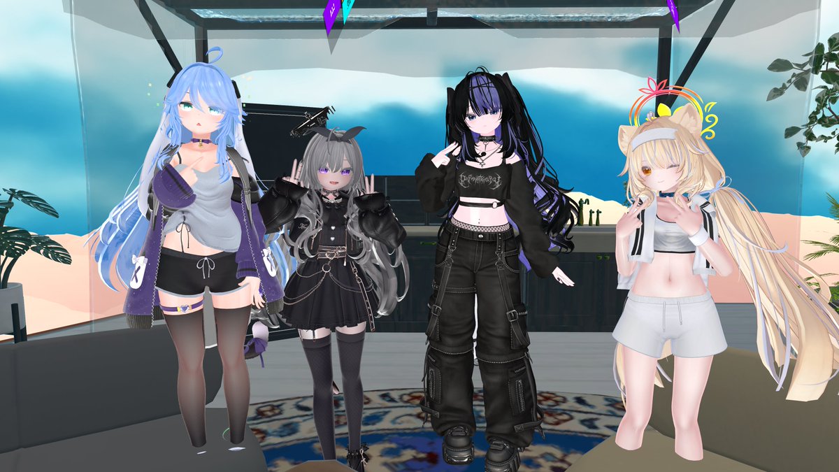 mitsukiti0219vr's tweet image. 今日はイベントVRCコーデ集会参加してきました～
今回のテーマはマイコーデだったのでいつもの～
#VRCコーデ集会