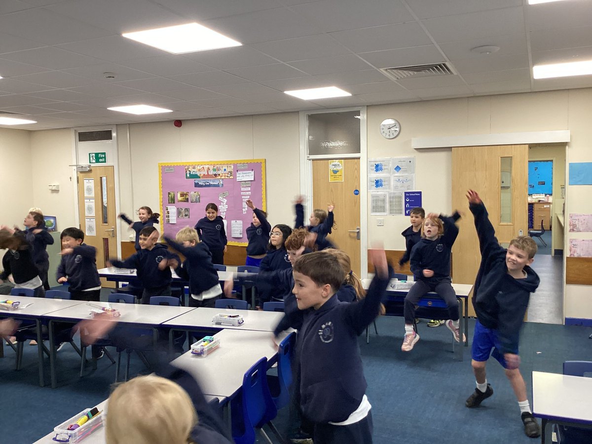 Year 3 enjoyed an immersive dance brain break this afternoon!