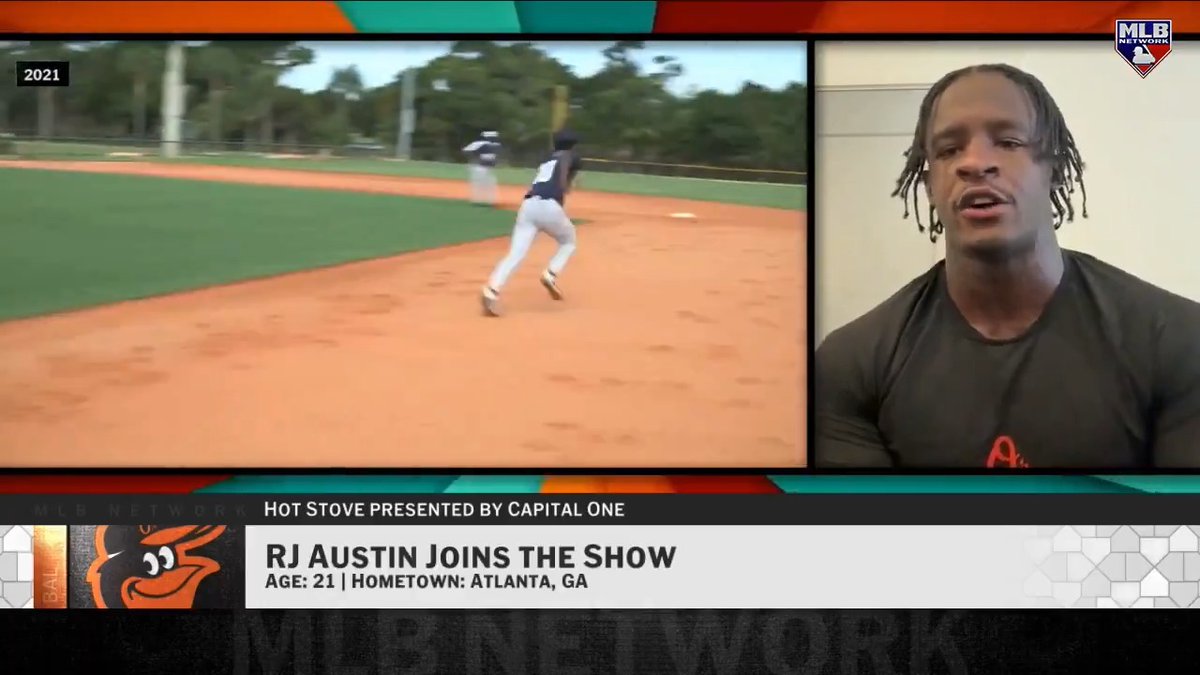 From Atlanta to @VandyBoys to the @Orioles, @RjAustin14 has always been putting in the work 💪

The Orioles' 3rd round pick from last year spoke on his development as a player, experience at @MLBDevelops events and work ethic. 