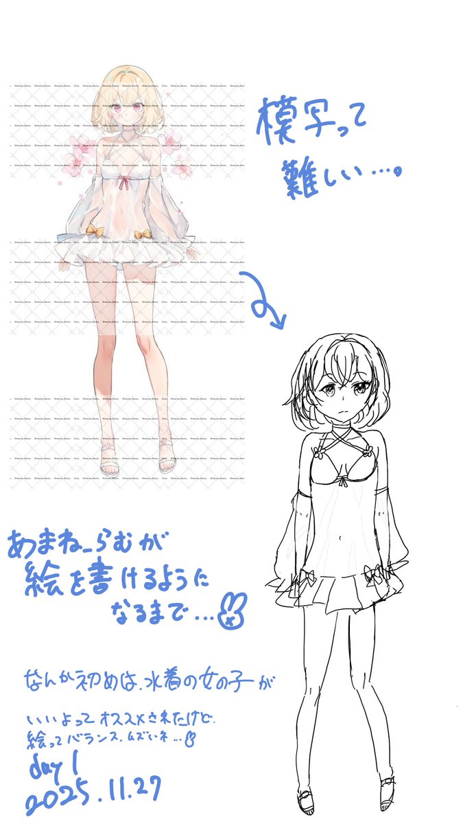 アクリル画　模写 できること増やしたいなぁーと思い、絵を描くことにした。 難しい