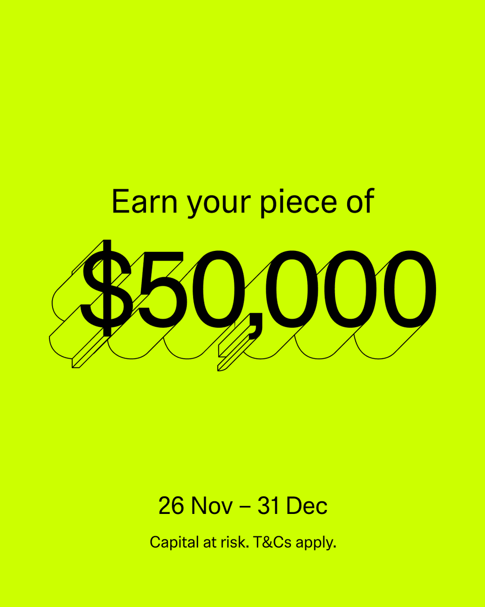 Robinhood_UK's tweet photo. Your chance to earn a share of $50,000 is back.

Refer your friends to Robinhood UK between 26 Nov – 31 Dec and you could both take home a slice of the reward. Each friend who signs up through your link and funds their account counts as an entry — and the $50K will be split equally across all entries.

New to Robinhood? Sign up at https://t.co/6sohfuxKYL and fund your account to grab your slice too.
Entries close 23:59 on 31 Dec 2025. Payouts by 7 Jan 2026.

Capital at risk. Offer terms and conditions apply.