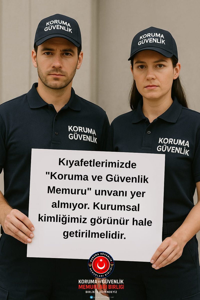 Kamu personelinin üniforması devletin saygınlığını temsil eder. Koruma güvenlik memurları bu temsilin dışında kalmamalı. #OGGdegilKGG
<a href="/CHPMuratBakan/">Murat BAKAN</a>
<a href="/celebimehmeta/">Mehmet Ali Çelebi</a> 
<a href="/VeyselTipioglu/">Veysel TİPİOĞLU🇹🇷</a> 
<a href="/yusufahlatci/">Yusuf Ahlatcı</a> 
<a href="/melih_meric/">Melih Meriç</a>