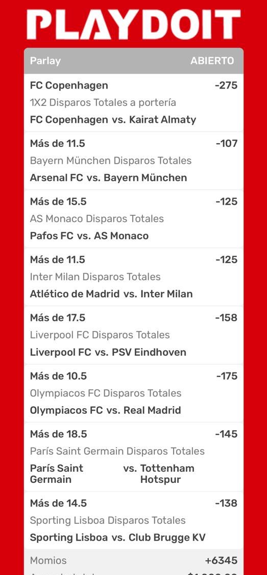 Fun bet para la jornada de Champions