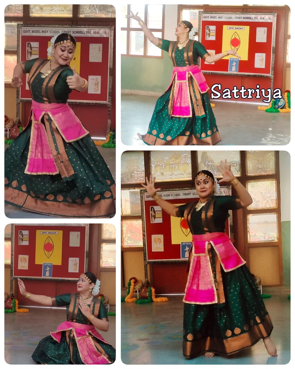 ghs_50's tweet image. #SPICMACAY 
Enriching experience 
#youngminds
@ghs_50 
Sattriya dance💃by
maestro Ms.Seujpriya B Goswami 
disciple of GURU Padam Bhushan 
Shri Jatin Goswami performed 
 graceful spins&amp;amp;madras 
 exploring Indian classical heritage🇮🇳 
@chandigarh_admn @EduMinOfIndia @DselEduMinistry