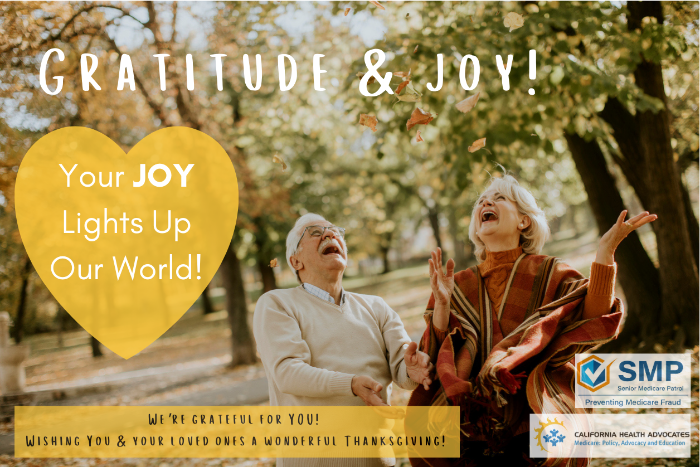 Happy Thanksgiving From All of Us at CHA/SMP ☺️🍁 - mailchi.mp/cahealthadvoca…