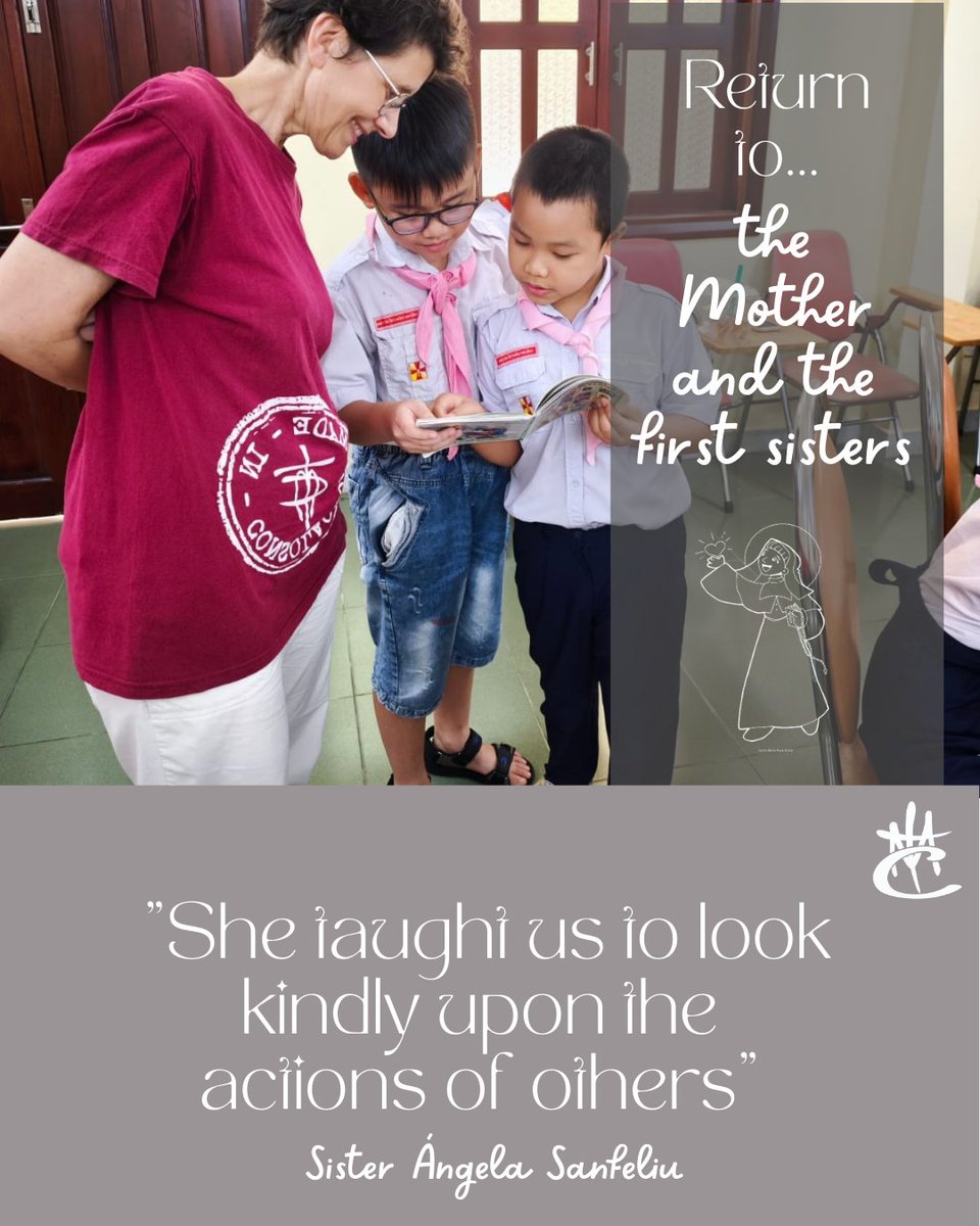 hnsconsolacion's tweet image. 🇺🇸 “She taught us to look kindly upon the actions of others.” (Sister Ángela Sanfeliu)
A kind gaze 💗 helps us see the good in every heart.
Understanding opens paths that judgment closes ✨.
#Return #Consolation #ConsolationFamily