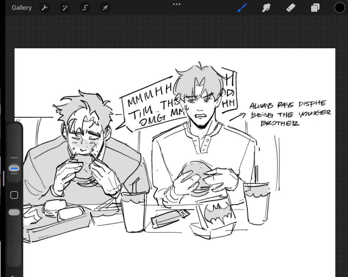 hiikeu's tweet image. Tim and his f ass older brother Jason who’s a burgersexual and never pays for anything 😭😭