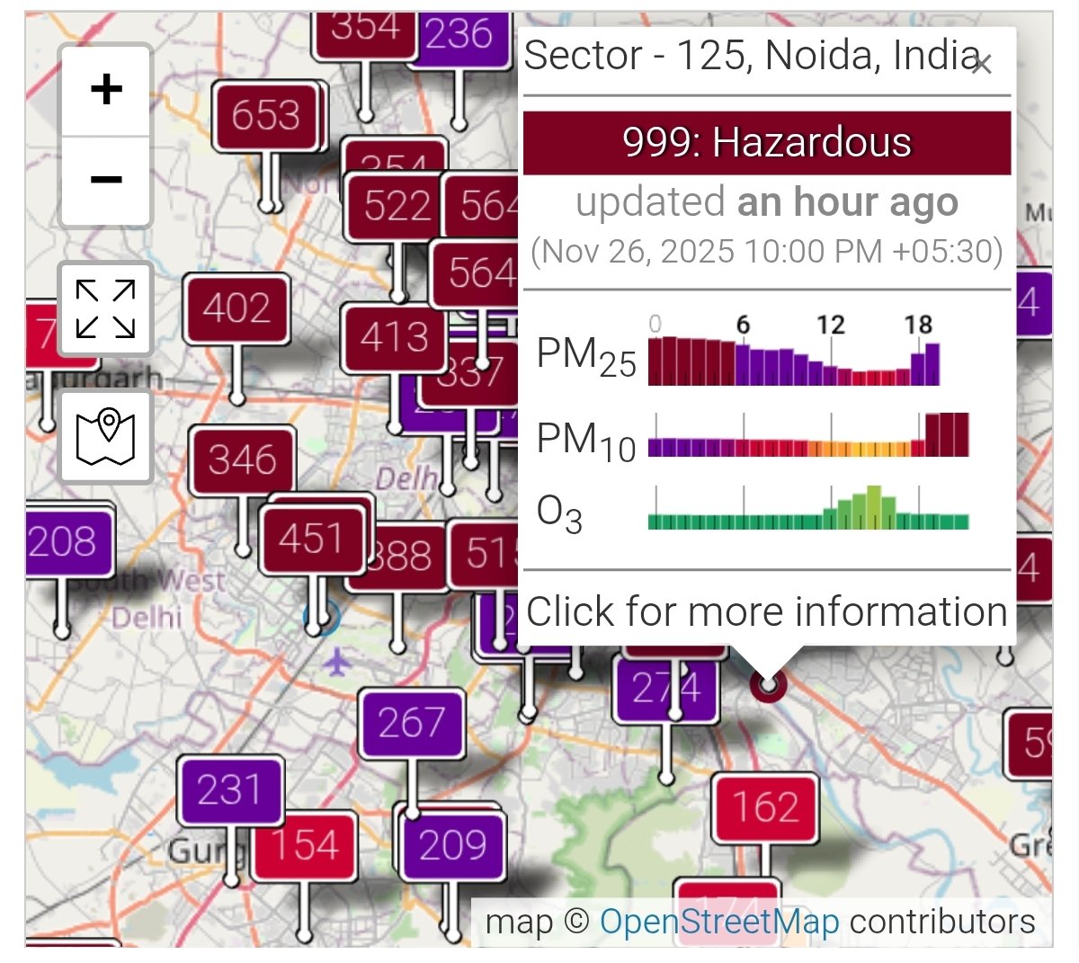 Punitzefron's tweet photo. @mssirsa 999+ AQI and govt is removing restrictions? We are heading towards doom day 😣 https://t.co/wdYXONLMks