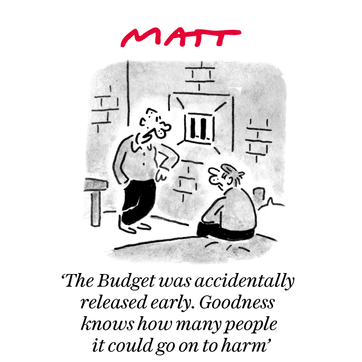 My latest cartoon for tomorrow's <a href="/Telegraph/">The Telegraph</a>

Buy a print of my cartoons at telegraph.co.uk/mattprints

Original artwork from chrisbeetles.com