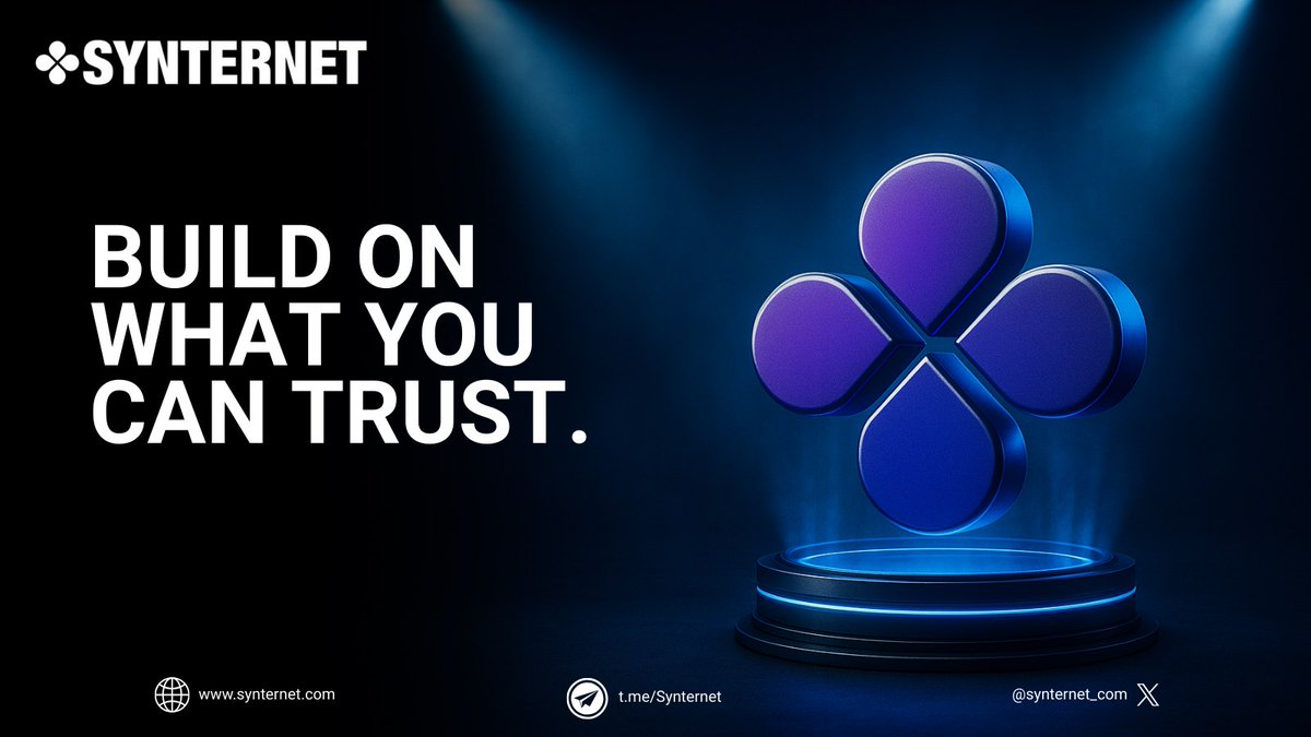 synternet_com's tweet photo. The data economy is shifting.
People don’t just want storage or compute anymore. They want verifiable information they can build on.

Synternet is creating the layer where value moves fairly and the ecosystem grows with its contributors. https://t.co/1qDL1xpDKX