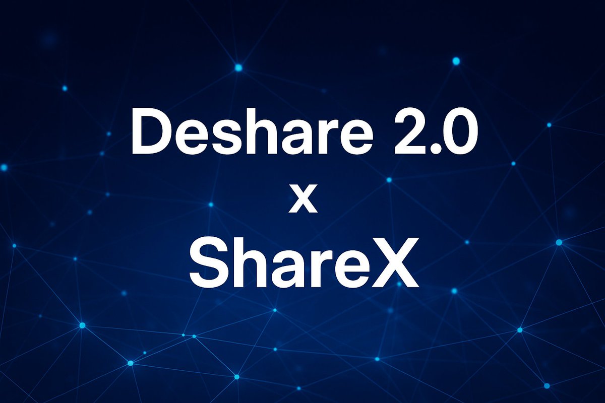 ayshbir1's tweet image. Sharing isn’t just an action anymore. it’s an ecosystem. 
With Deshare 2.0 by ShareX, every device becomes smarter, every connection becomes secure, and every user stays in control
Welcome to the next era of digital ownership
#ShareX #Deshare2.0 #Web3Future #BlockchainRevolution