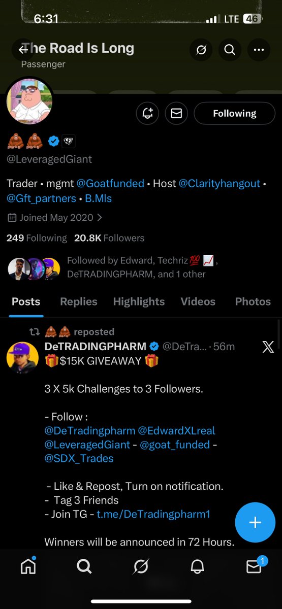linochie's tweet photo. @DeTradingpharm @EdwardXLreal @LeveragedGiant @goat_funded @SDX_Trades Done 💪💯

@Gee_4_Godwin @mmeso__ @Godw1n_gold https://t.co/I6ptEwGL39