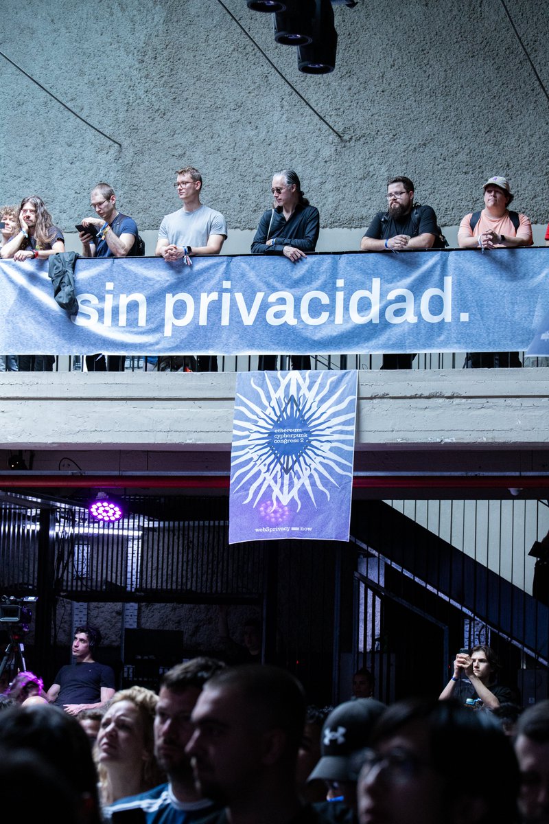 protocollabs's tweet image. Privacy took center stage at LabWeek Web3.

Revisit our discussion with @willscott and @ethereumfndn’s @AndyGuzmanEth on how privacy + data sovereignty are shaping the next wave of decentralized systems.

📸 Ethereum Cypherpunk Congress #2

🔗bit.ly/3M2mGjZ
