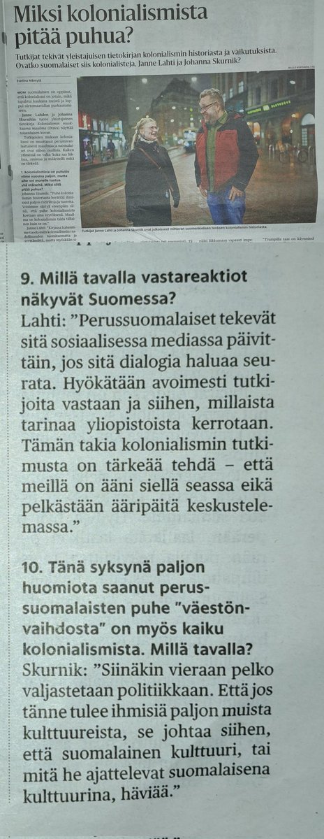ALuukkainen's tweet image. Veikkaan, että tutkiskelijat Janne Lahti ja Johanna Skurnik äänestävät Vasemmistoliittoa.  Lahdella on päälläänkin Vasemmistoliiton habitusvormu.