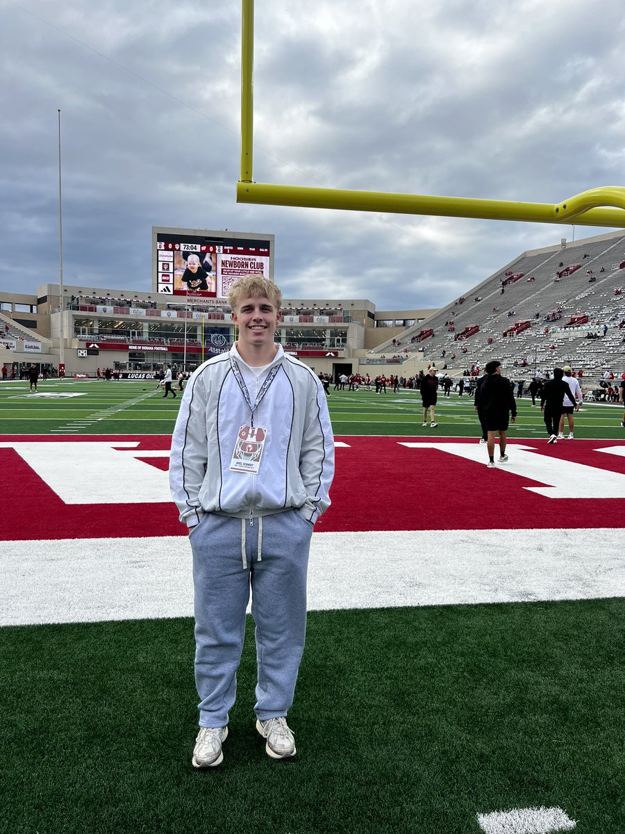Thanks for the game day Visit, I had a great time at Indiana. <a href="/Coach_RMAC/">Ryan McInerney</a> <a href="/HKA_Tanalski/">Adam</a> <a href="/KohlsKicking/">Kohl's Kicking Camps</a>