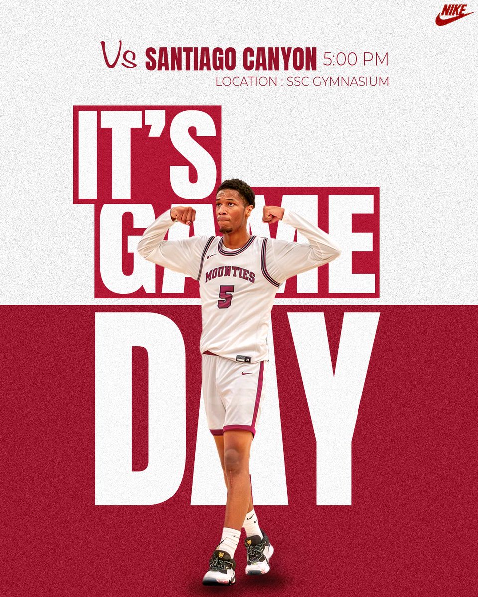 Mounties vs Santiago Canyon tonight at 5PM 👀 Ready to handle business. #GoMounties #MtSACBasketball #GameTime #ReadyToWin