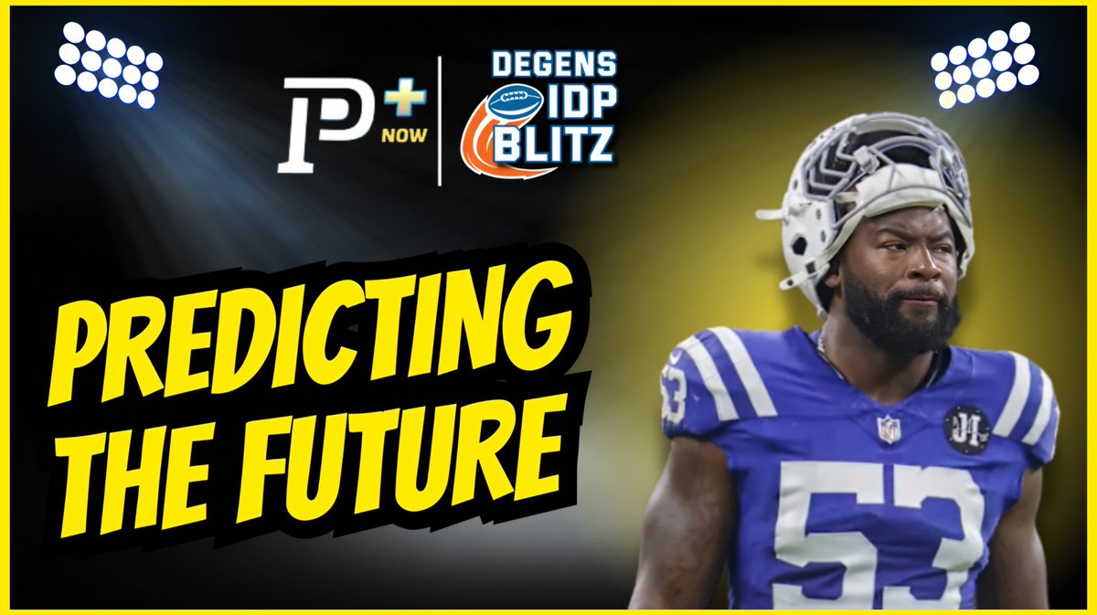 🚨 Degens IDP is LIVE tonight 🚨 
<a href="/Dynasty_Degens/">Dynasty Degens</a> <a href="/Profiler_Now/">PlayerProfiler NOW+</a> 

<a href="/mattmontyff/">Matthew Montgomery</a> has <a href="/JoeyTheToothIDP/">Joseph Haggan</a> on for 9pm ET to discuss:

🔥 Top streaming options
🔥 Risers/Fallers
🔥 Buys and Sells

All your week 13 IDP needs, plug in ‼️ 

Pod 🔗 ⬇️