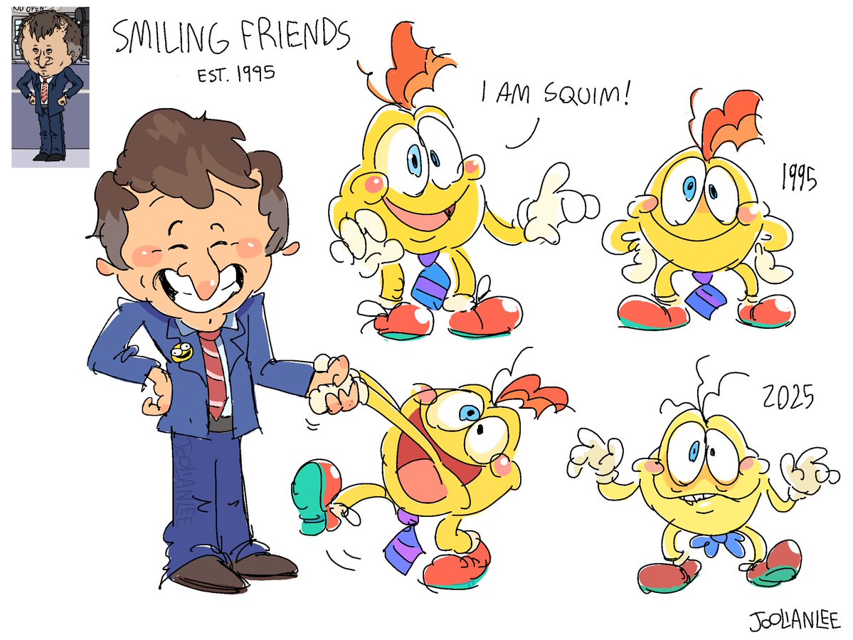 joolianlee's tweet image. SMILING FRIENDS, est. 1995