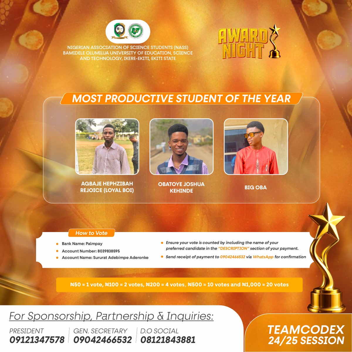 Big_Badejoko's tweet image. Me showing my work... 

Looking for a designer to create attention grabbing visuals for your event for you? I&apos;m the perfect fit for you 👌