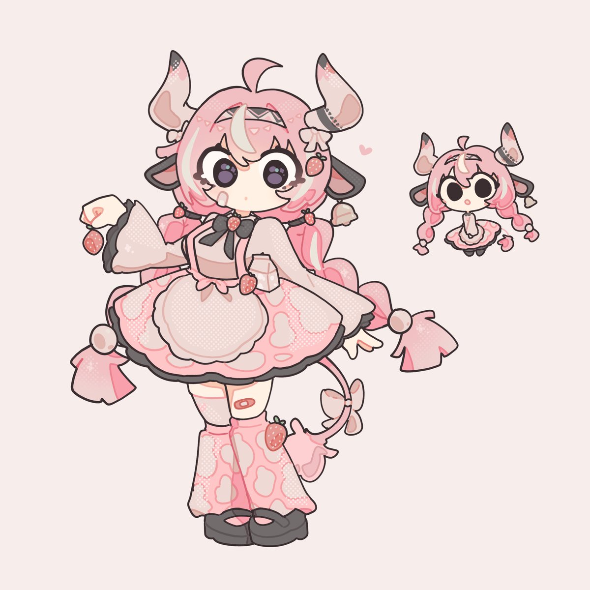 Minty_Chu's tweet image. strawberry milk varesa 🍓🩷