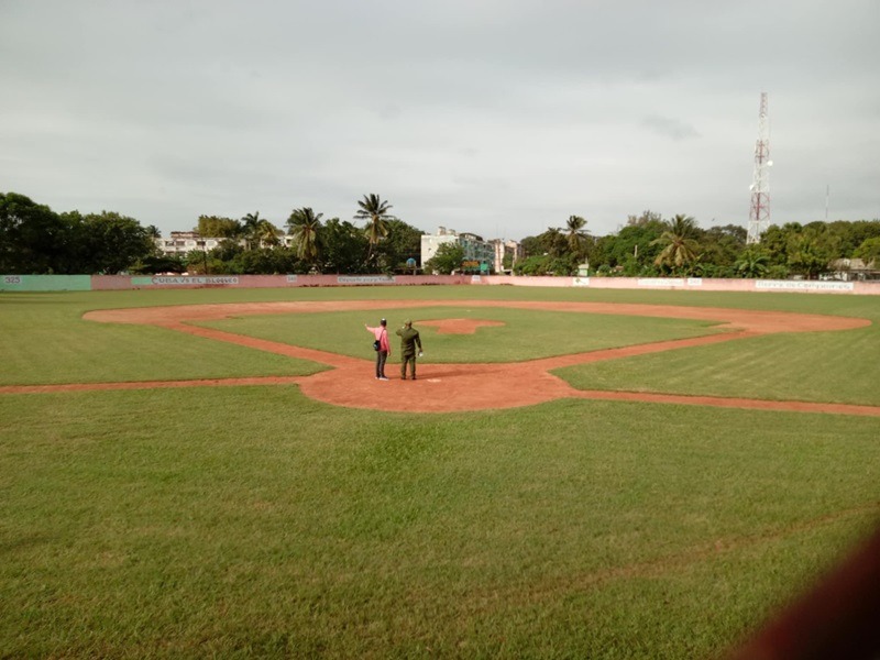 TunasTV1's tweet image. Estadio &quot;Gilberto Ferrales&quot; de Amancio, listo para el juego este jueves de Los Leñadores de #LasTunas y los Cazadores de #Artemisa
#64SNB