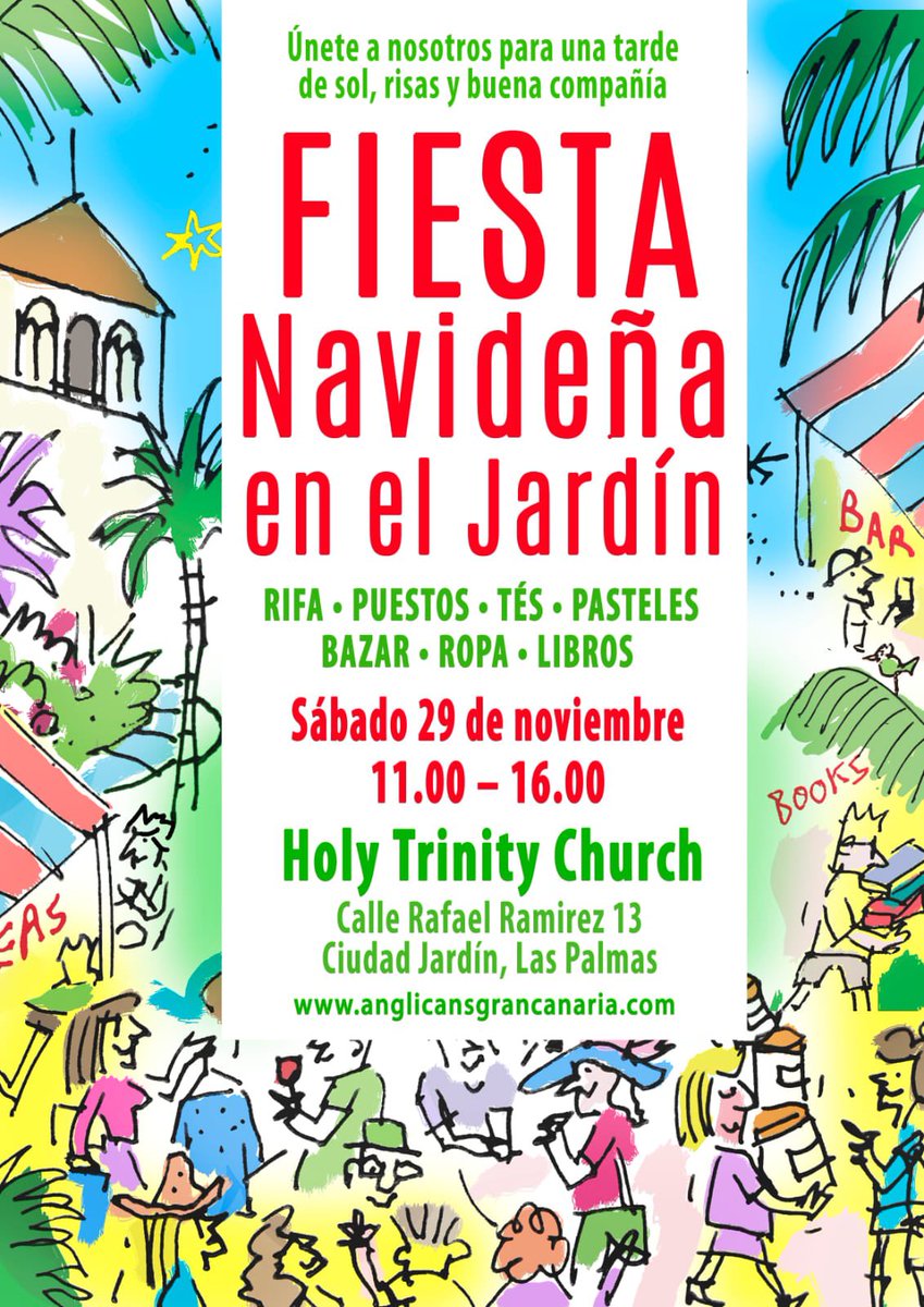 CanariasCultur's tweet image. ¿Conoces el simpático mercadillo navideño de la #CapillaAnglicana de #LasPalmasDeGranCanaria, #HolyTrinityChurch? ¡Llevan celebrándola más de 70 años! Sería un buen pretexto para visitar un edificio #BIC (#BienDeInterésCultural) que tiene la categoría de Monumento Arquitectónico.