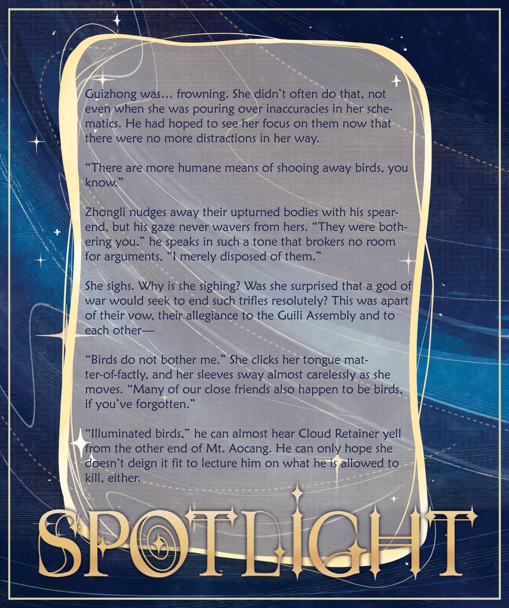 🔶 CONTRIBUTOR SPOTLIGHT 💠

Welcoming <a href="/1C00KEDEGG/">eggs! 🍳☀️🌸~</a> as our Writer. 
They're very excited to write about the ship! 

#Guizhong #Zhongli #Guili #Genshinimpact