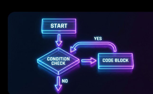 MJawad124982's tweet image. Day 5 part:2 of your AI-Python journey!
Today you learned how computers think and repeat tasks using If-Else, For Loops, and While Loops.
These concepts make your code smart enough to solve real-world problems.
Save this post for revision! 🔥
#Trending
#codewithjawad #AI