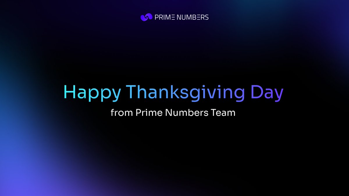 PrimeNumbersFi's tweet image. This year has reminded us that progress is rarely linear, but dedication, trust, and shared vision always move innovation forward.

To everyone contributing to the growth of @PrimeFi and the ecosystem of Prime Numbers Labs, our $PRFI community, partners, developers, and…