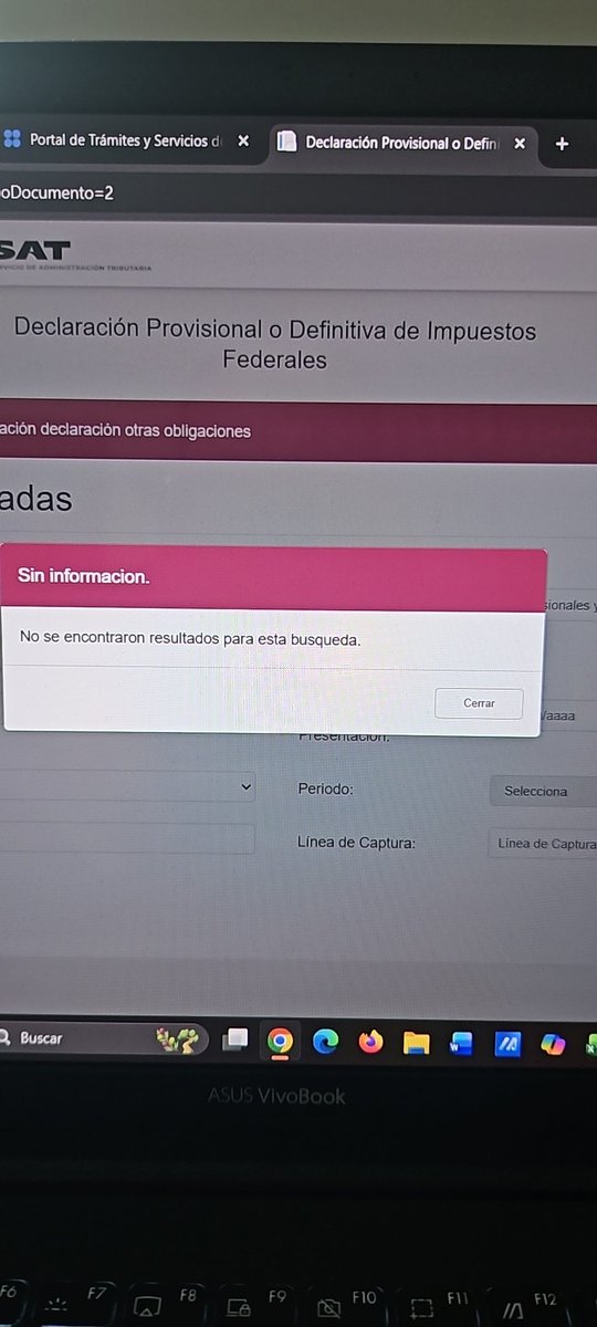 Oye <a href="/SATMX/">SATMX</a> ¿por qué no aparecen, en la sección "Declaraciones pagadas", mis pagos provisionales realizados? Ningún año aparece con resultados