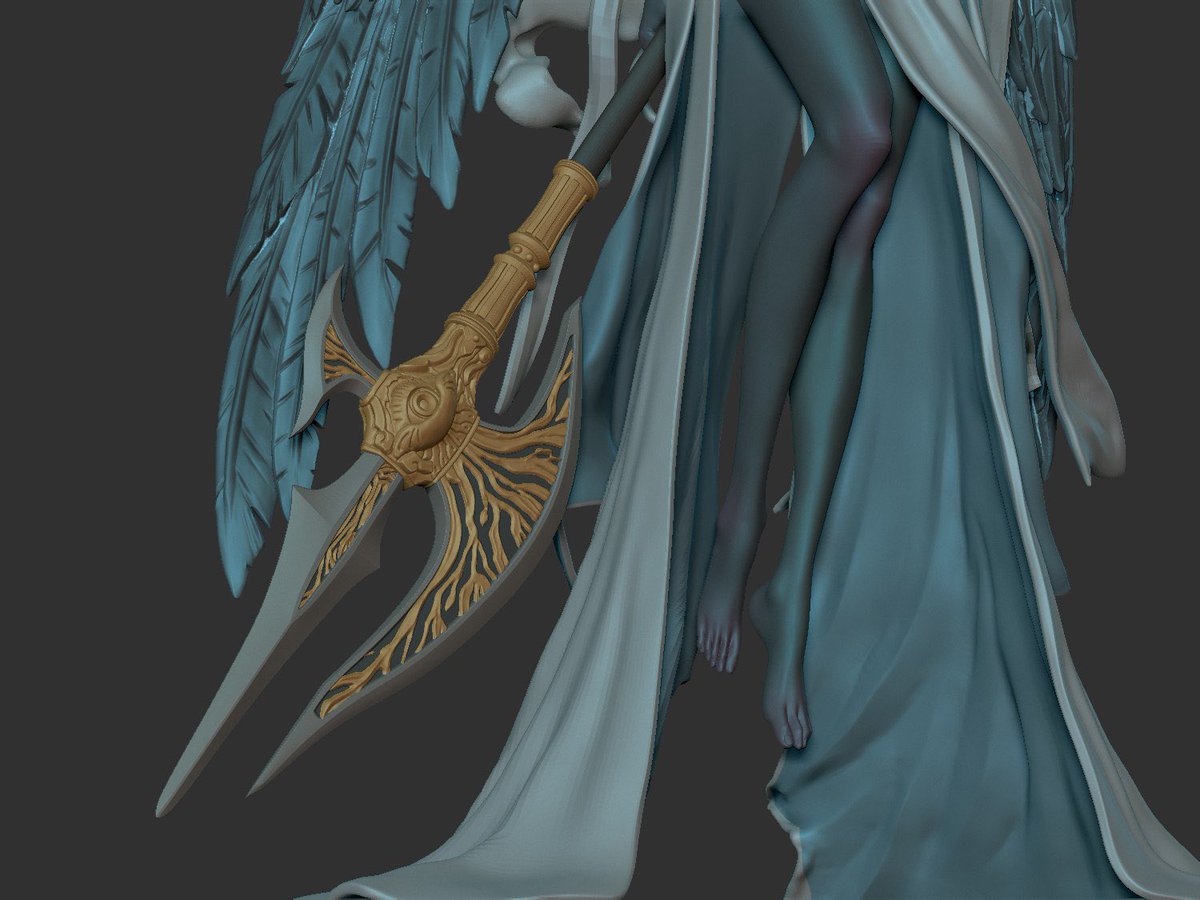 niallsimon's tweet image. Another WIP, I try to incorporate some cultural design from my country into this model. Hope you guys like it