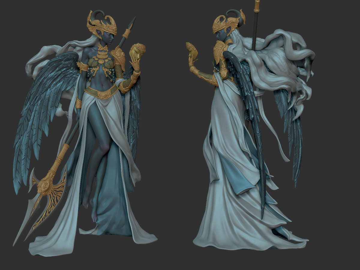 niallsimon's tweet image. Another WIP, I try to incorporate some cultural design from my country into this model. Hope you guys like it