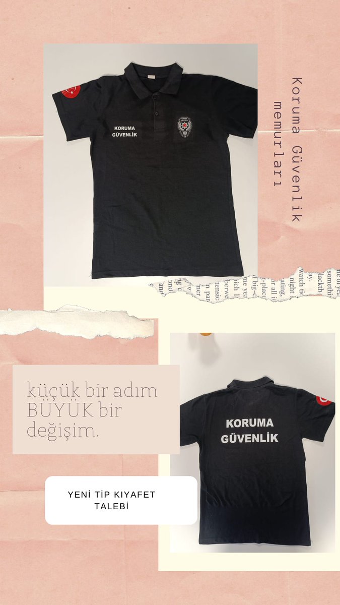 sehitgazisenist's tweet photo. Koruma ve güvenlik memurları devlet memurudur. Üniformalarımızın bu statüyü göstermesi artık bir zorunluluk. #OGGdegilKGG
@abdulhamitgul 
@Selami__Altinok 
@MAtillaKaya 
@VeyselTipioglu 
@aysebohurler https://t.co/DCKZe6LbmT