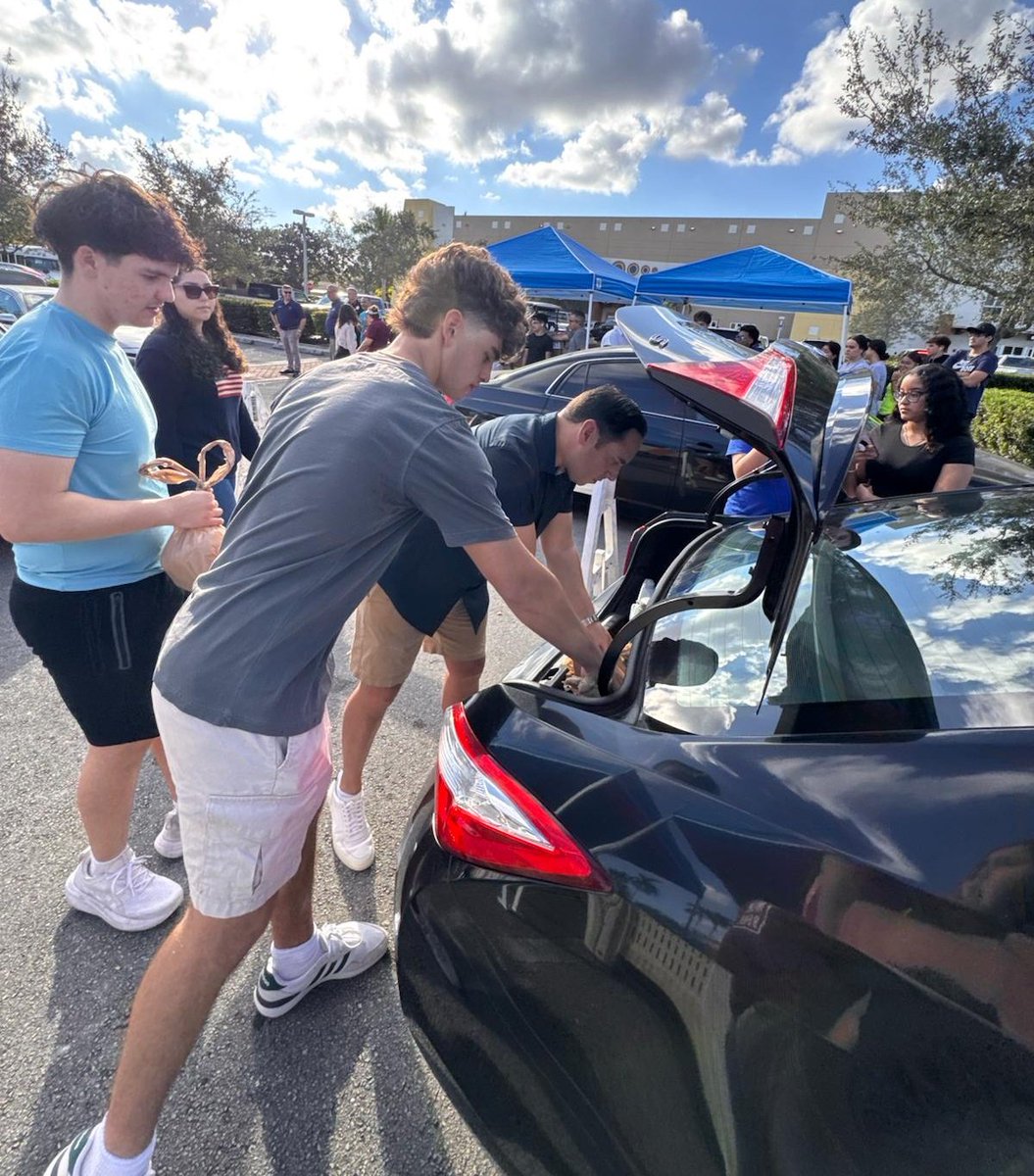 Grateful to my team, <a href="/FarmShareFL/">Farm Share, Inc.</a>, Mayor <a href="/WalterFajet/">Walter Fajet</a>, the <a href="/MiamiSpringsFL/">City of Miami Springs</a> City Council, and all of the incredible volunteers that helped distribute chicken, beans, and canned foods to almost 500 families in our community. <a href="/MiamiDadeCounty/">Miami-Dade County</a> #FightingforFLFamilies