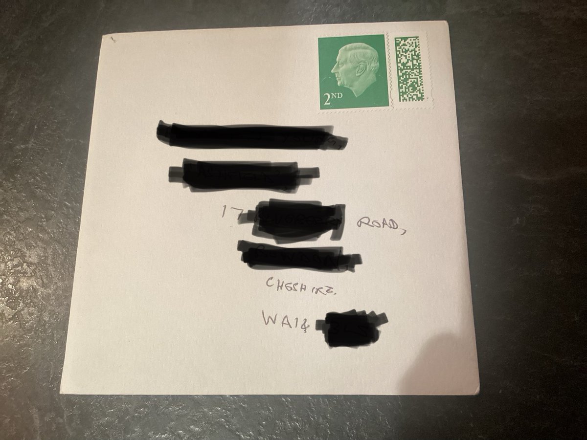 criquaer's tweet photo. @RoyalMail The only parts of the names & address that match ours are: 17, Road, Cheshire & WA14. The #postcode is written clearly as is the address. How could this happen? Is this why so much of our post seems to disappear, because they are being delivered randomly? What do I do? https://t.co/8rjG8pe92S