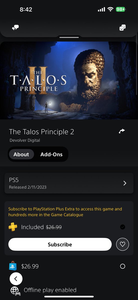 لعبتي حالياً
تتكلم روبوت يستكشف العالم بعد فناء الانسان.
المفروض انها رايقة وتعتمد على حل الالغاز
نجرب ونشوف.