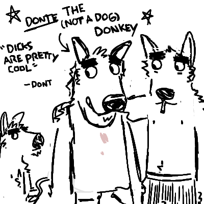 hhbbsome donkey dude . he knows his stuff