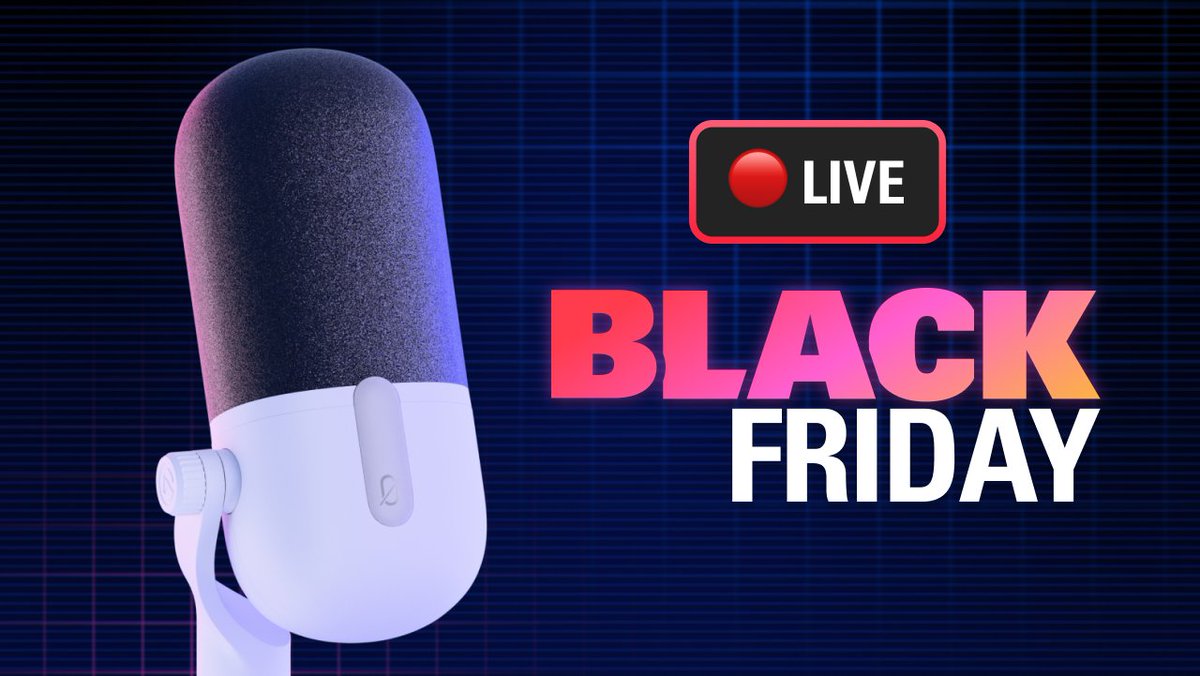 We're live now building a light mode setup (all on sale!) and answering your questions about our Black Friday deals. 👀

Tune in for live demos, Q&amp;A, giveaways, and two special guest appearances from <a href="/HeroVibesYT/">HeroVibes</a> and <a href="/TOOxCHILLY/">TOOxCHILLY</a>.

➜ twitch.tv/elgato