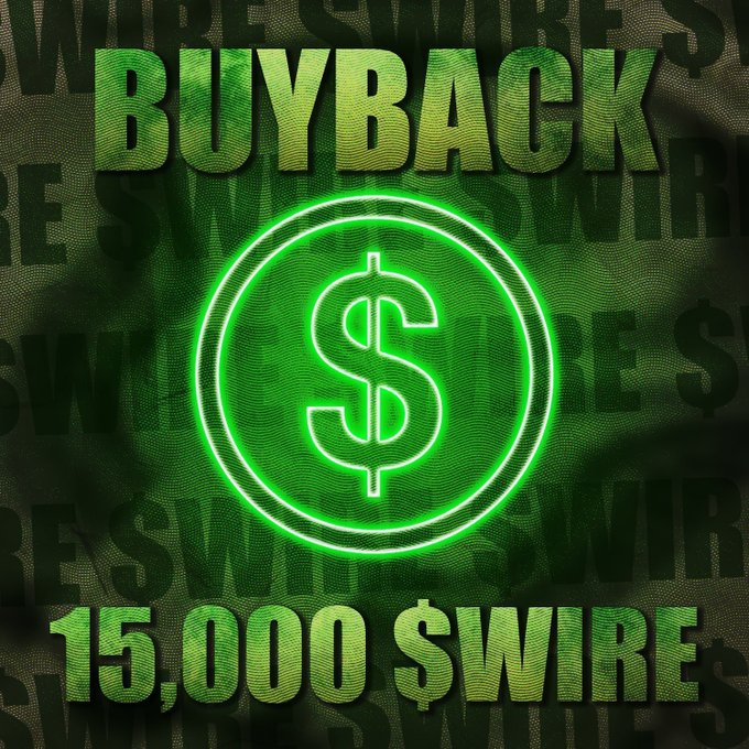 Successfully completed 260,500.41 ($260,500.41) USDT trade settlement(s)!

As a result, 15,000 $WIRE tokens were purchased for LP lock-up &amp; further reward distributions (Dec. 31st)🎁 

$USDT 1 - tronscan.org/#/transaction/…

$USDT 2 - [REDACTED PER ORG REQUEST]

$WIRE -