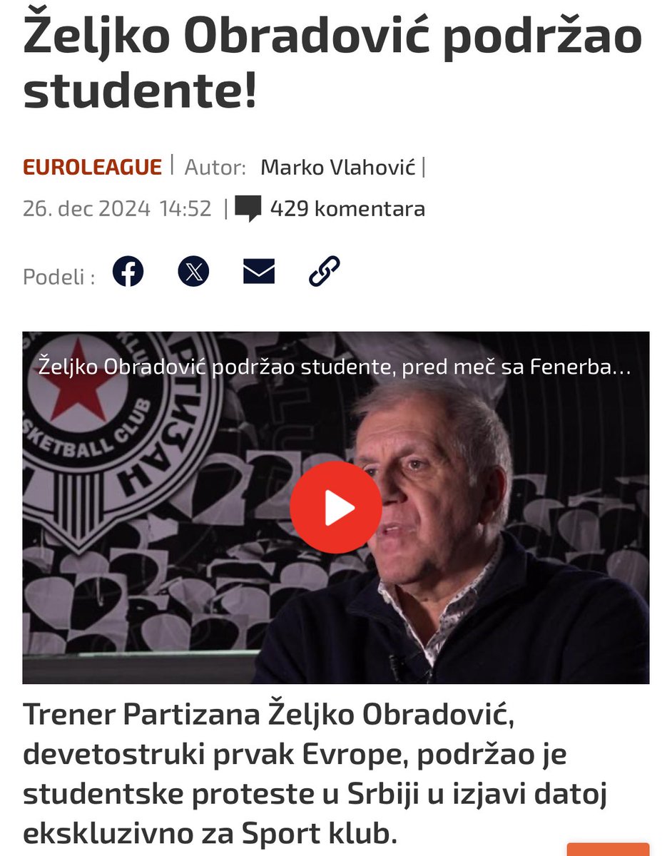 Očigledno da protiv pritiska državnog vrha nisi mogao.
Veći si od svih njih moj Željko !
#kkp